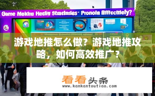 游戏地推怎么做？游戏地推攻略，如何高效推广？