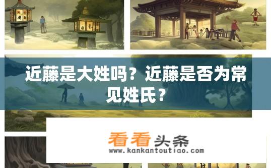 近藤是大姓吗？近藤是否为常见姓氏？
