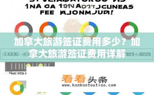 加拿大旅游签证费用多少？加拿大旅游签证费用详解