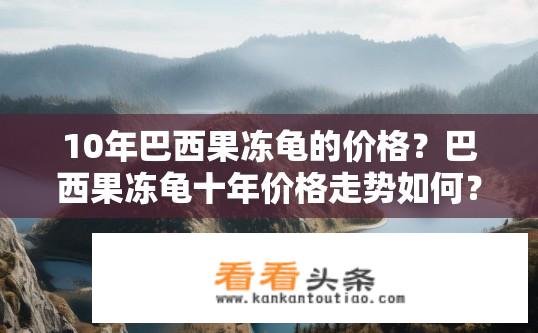 10年巴西果冻龟的价格？巴西果冻龟十年价格走势如何？