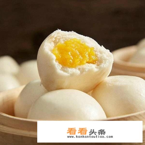 杰儿美食 流沙奶黄包？