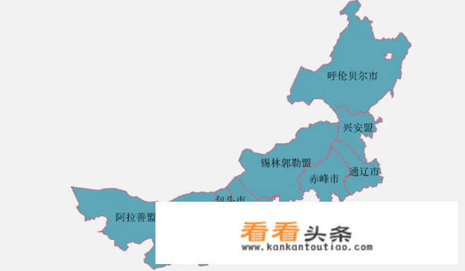 内蒙地图行政区划？