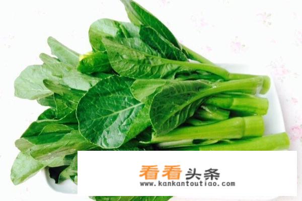 白灼菜心怎么做？