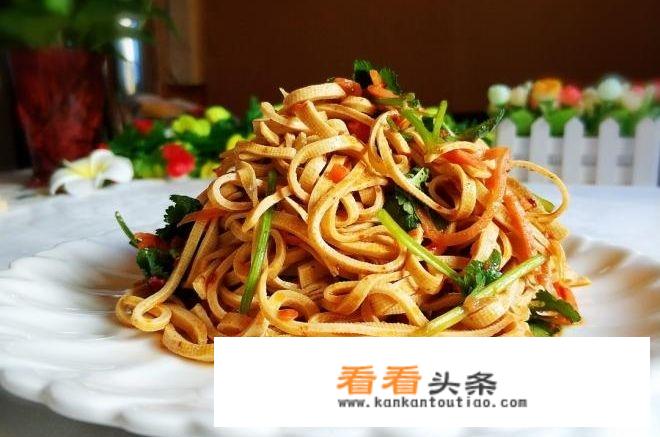凉拌干豆腐怎么做好吃？