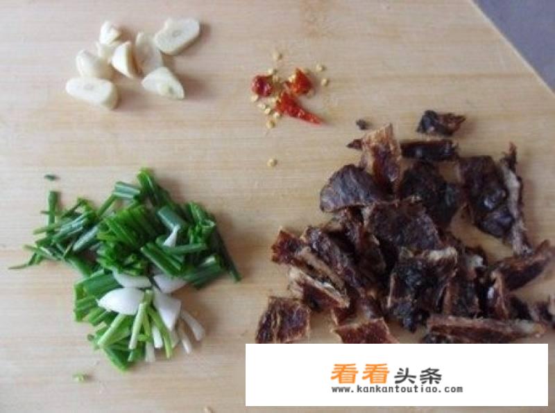 炒茭白的做法王刚？