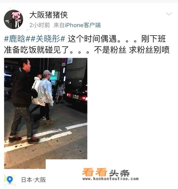 鹿晗关晓彤新年飞赴日本旅游，小鹿不怕坐飞机了吗？