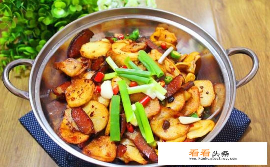 干锅香芹土豆片的做法？