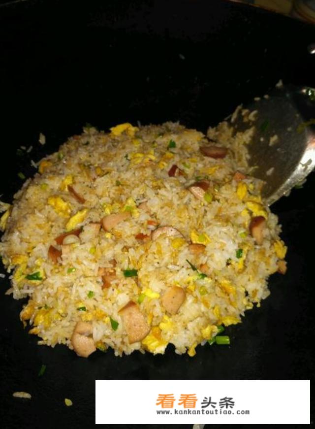 蛋炒饭的做法？