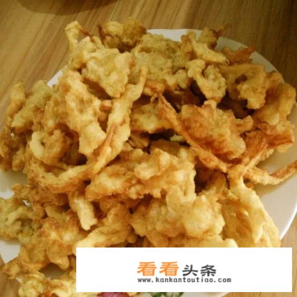 何大厨炸蘑菇做法？