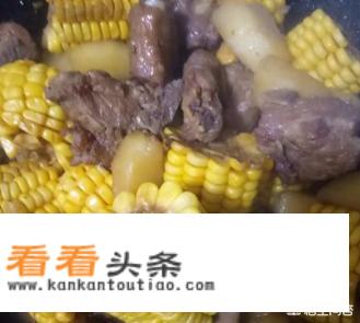 土豆玉米和排骨一起炖可以不？
