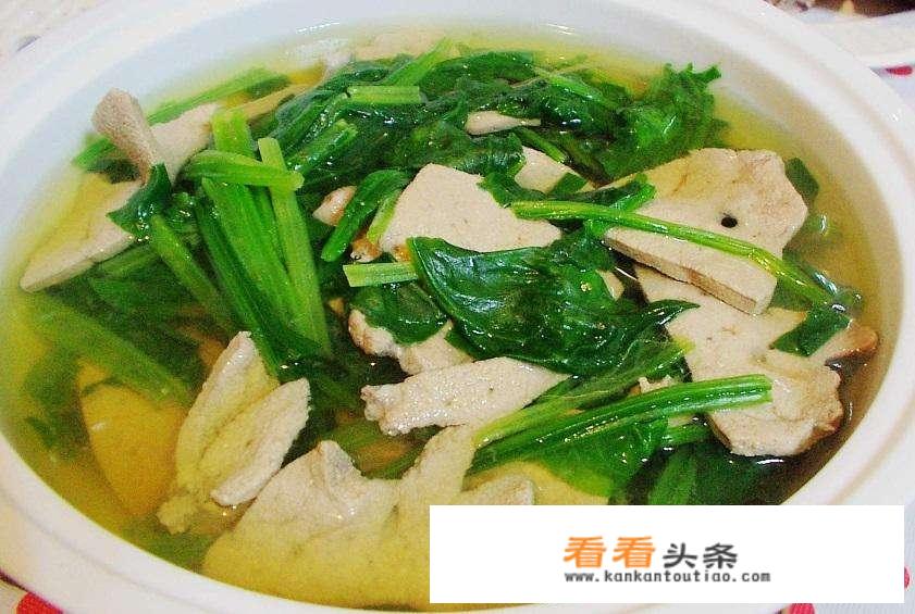 菠菜猪肝汤最正宗做法？