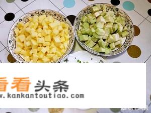 土豆炖茄子的做法？