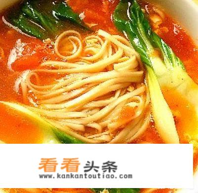 西红柿鸡蛋汤面最正宗的做法？