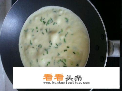 黄油煎鸡蛋饼的做法？