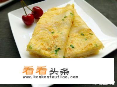 黄油煎鸡蛋饼的做法？