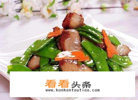 陇西腊肉炒荷兰豆方法？