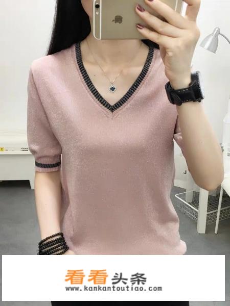 韩版宽松t恤裙怎么该瘦?从領？
