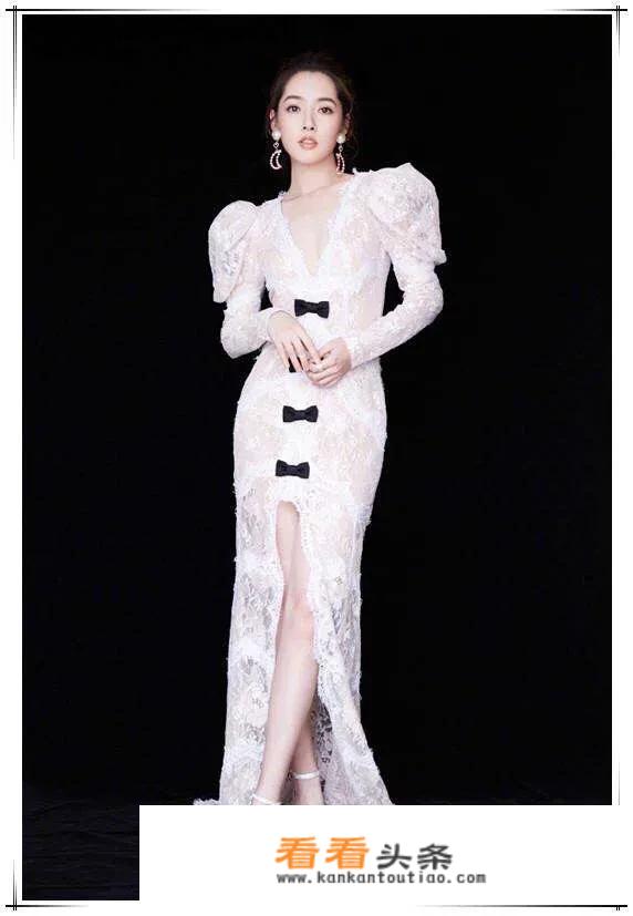 郭碧婷出席巴黎时装周，穿的黑色半透轻薄透纱长裙是什么风格？