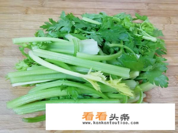 西芹饺子馅的做法？