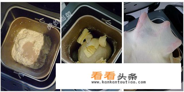 在家自己制作面包的过程？