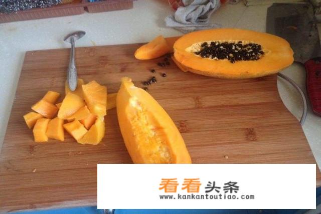 砂锅牛奶炖木瓜下奶的做法？