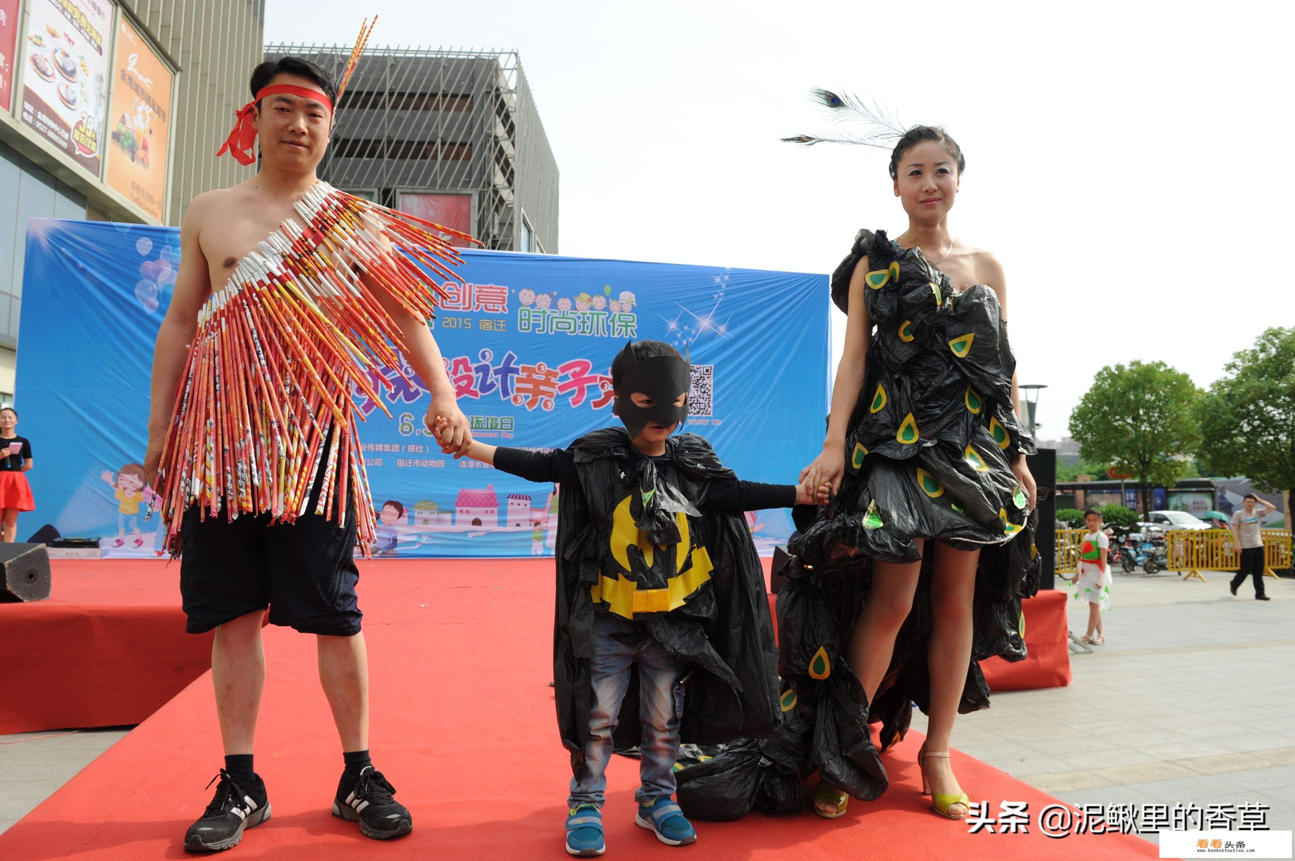 幼儿环保衣服简易做法，男孩？