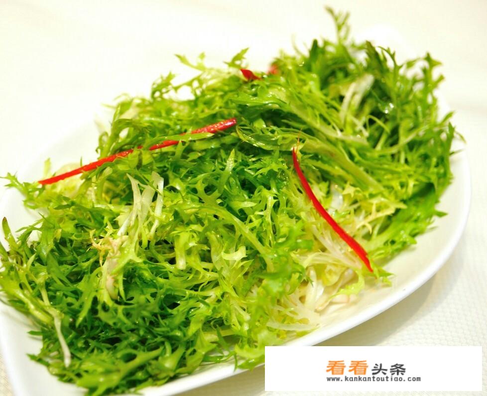 拌苦菊最正宗的做法？