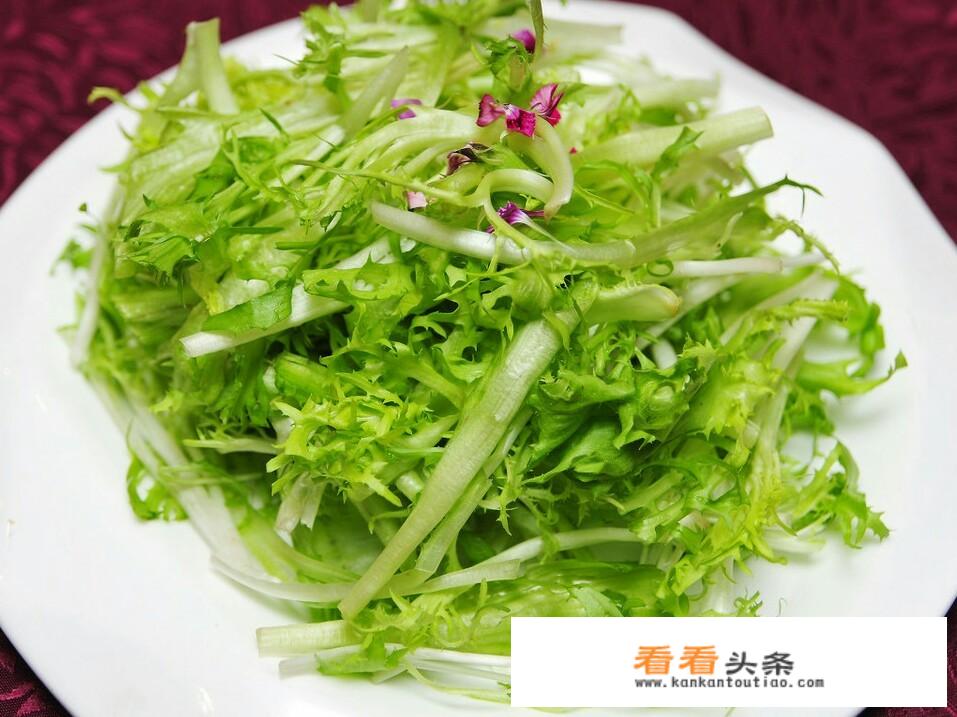 拌苦菊最正宗的做法？