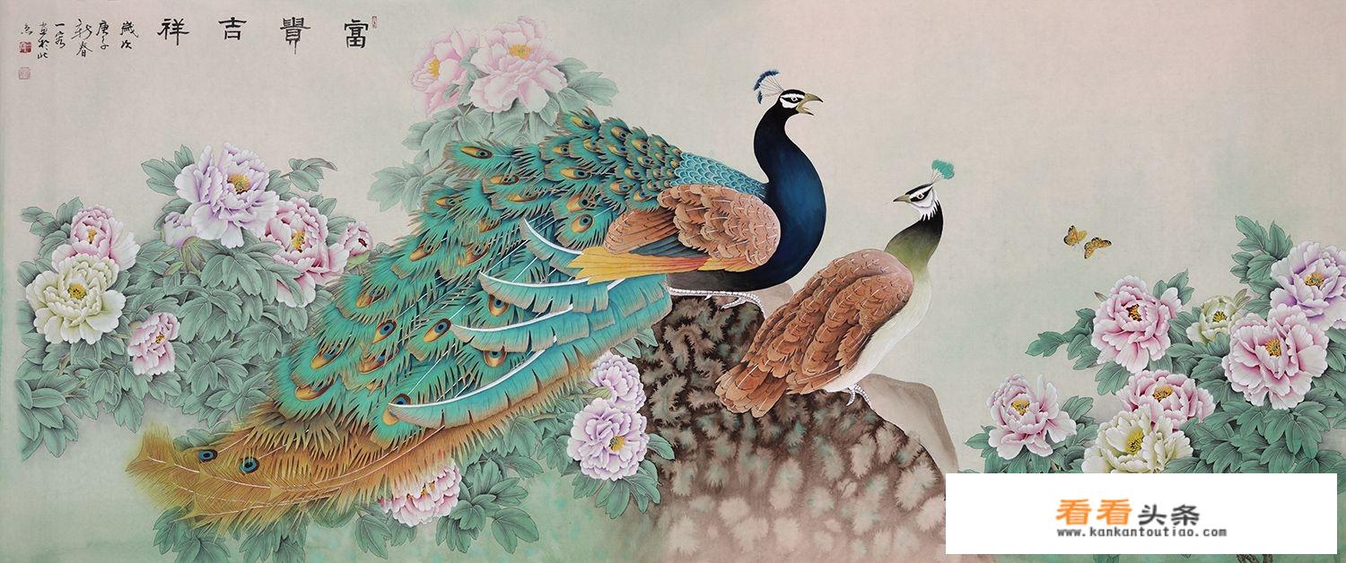 艺术佳作欣赏，名家手绘装饰画，居家装饰的国画你了解多少？