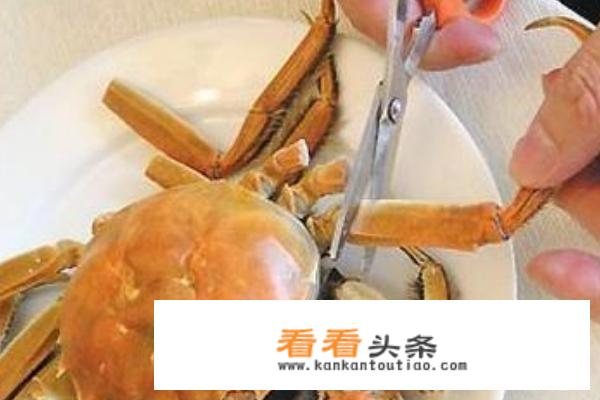 吃螃蟹技巧图解？