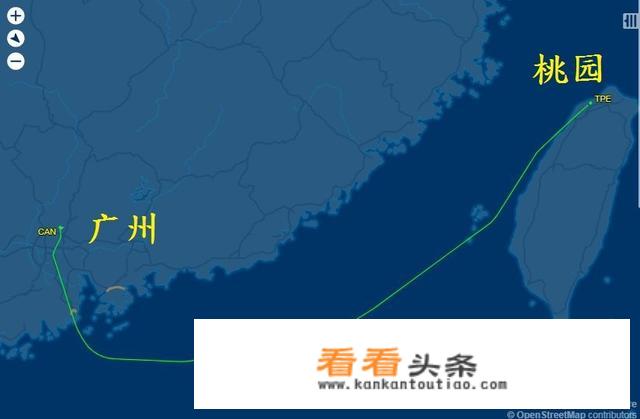 台湾到广州距离？