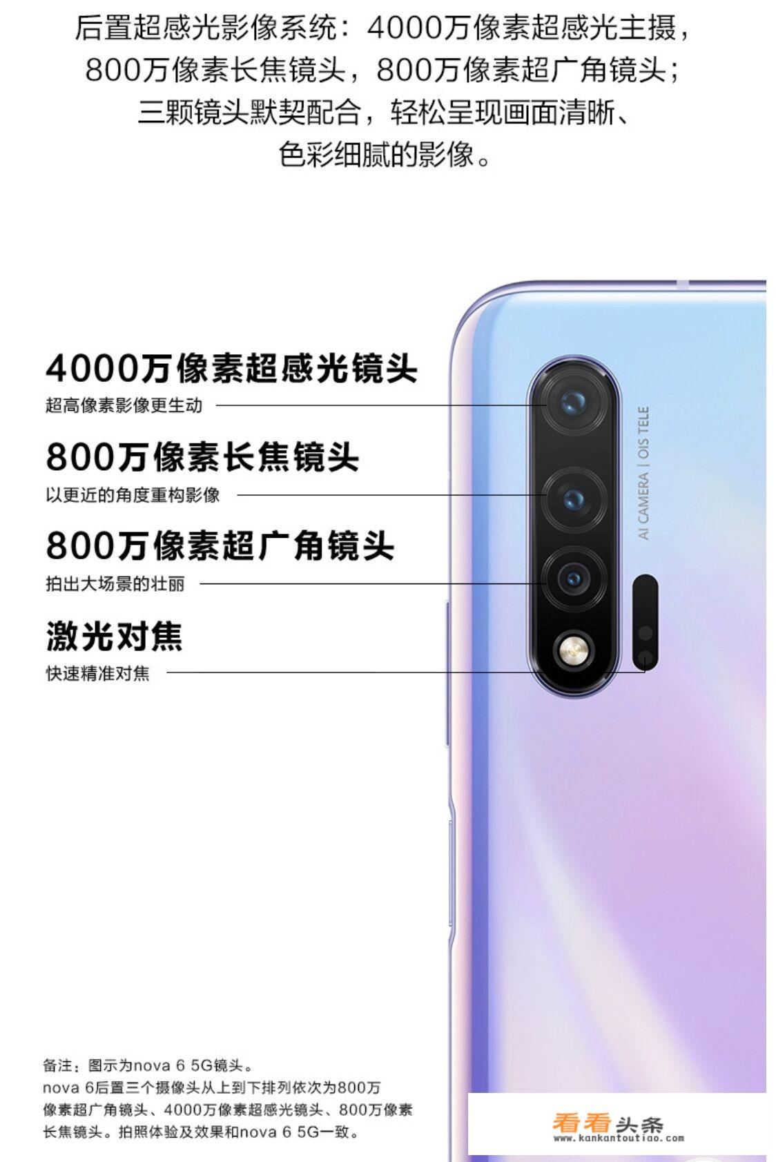 华为nova6参数评测？