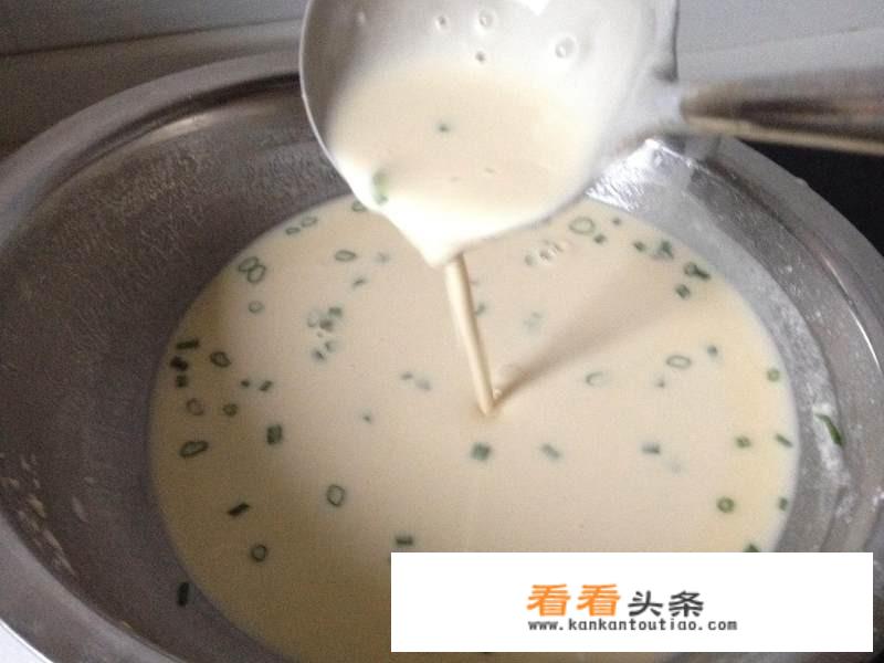 摊煎饼的面糊的做法？