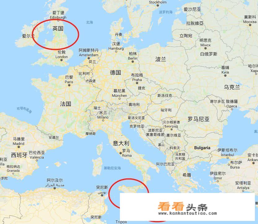 英格兰在地图上的位置
