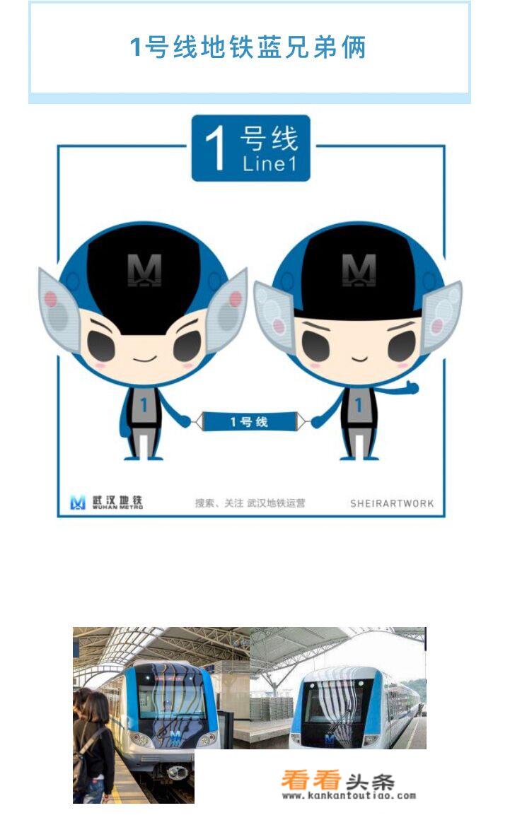 武汉地铁有了“代言人”，还是萌萌的卡通人物，它们长什么样，如何看待