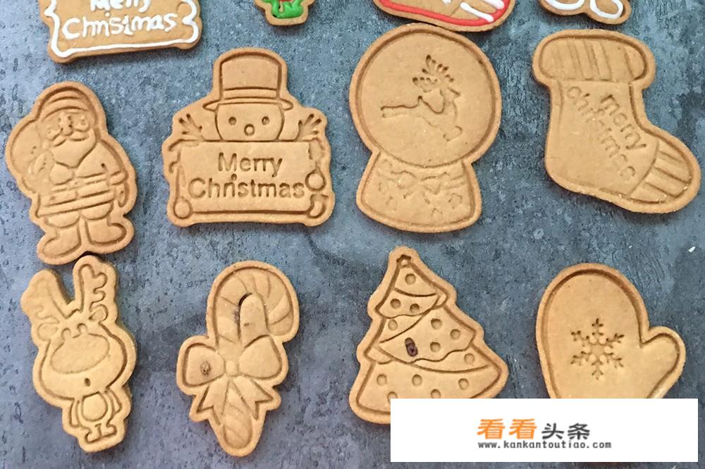 圣诞压模饼干的做法