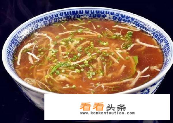 西安美食“肚丝汤”有什么特别之处
