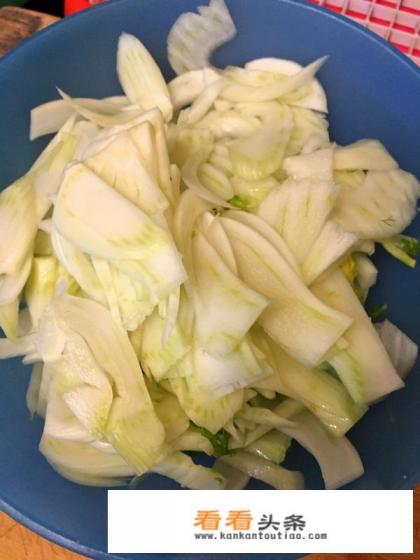 球茎茴香做法