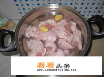 红烧猪蹄家常做法加什么配菜