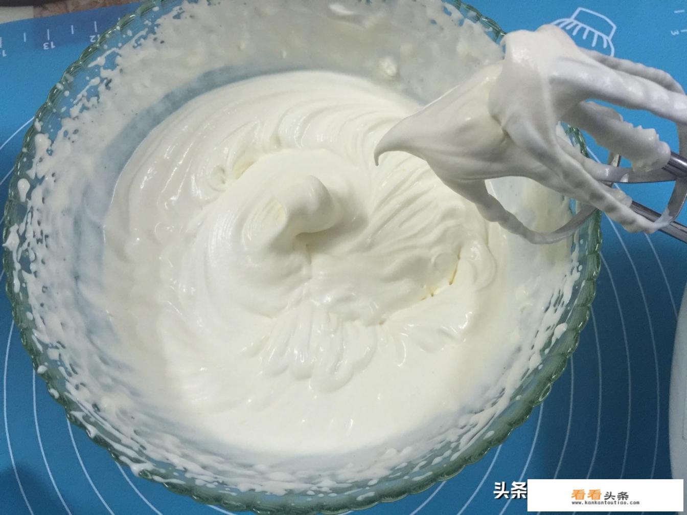 淡奶油要打发多久中性发泡