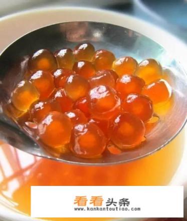 珍珠奶茶中的珍珠是用什么做的