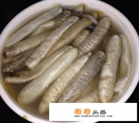 福建省泉州传统的小吃安海土笋冻里像虫子的是什么东西