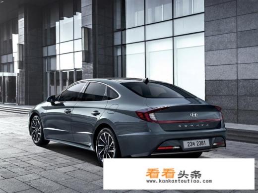 十代索纳塔实车现身，比雅阁更运动，2.0T+8AT，现代翻身有戏吗