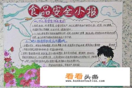 食品安全手抄报