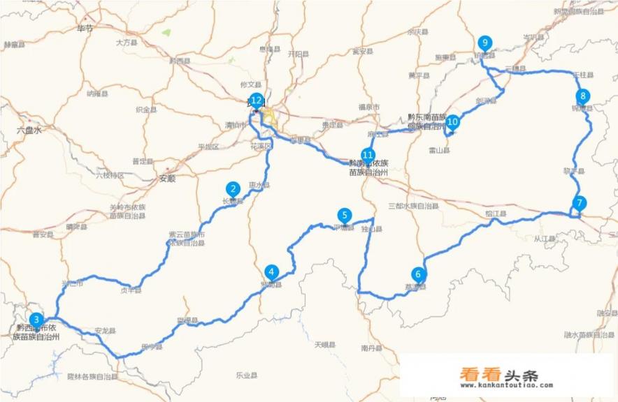 贵州旅行15天黔东南、黔南、黔西南都能走遍吗？希望得到路线图