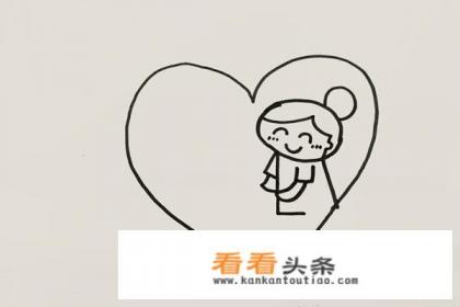 简笔画系列-母亲节怎么画简单的画