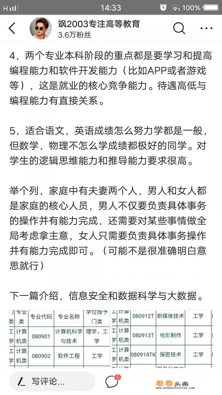 计算机科学与技术、软件工程、网络空间安全哪个专业好一点