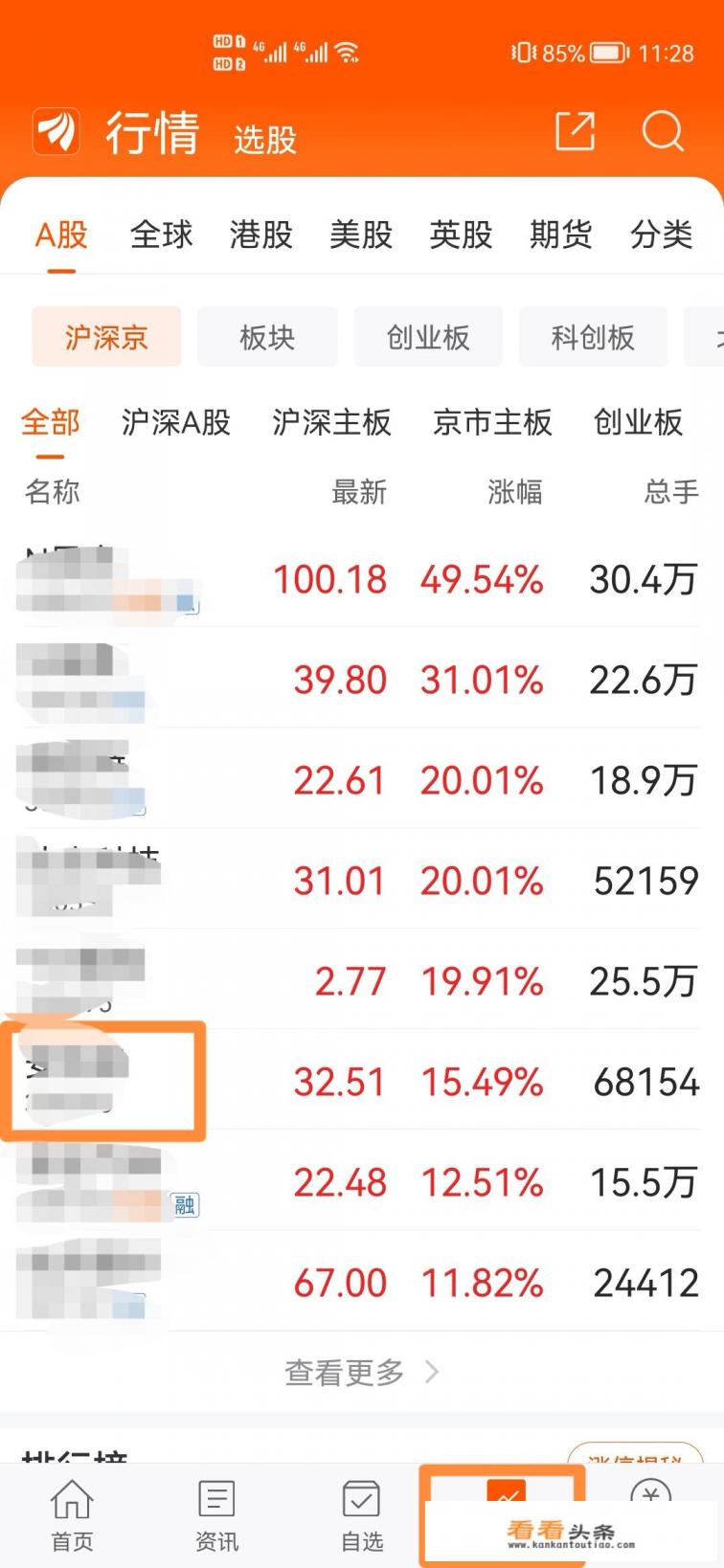 手机上怎么看筹码分布