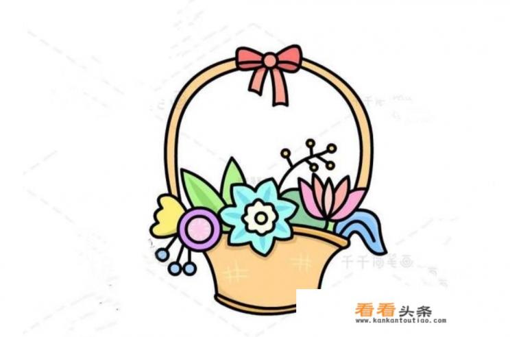 篮子简笔画怎么画