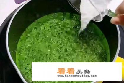 绿舌头雪糕怎么做